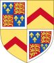 Arms of Stafford quartering Arms of Thomas of Woodstock (Duke of Buckingham, Earl of Stafford, Baron Stafford)